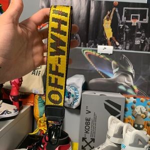 Off white keychain